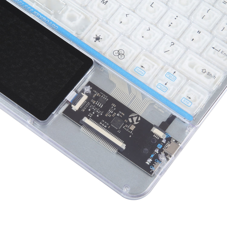 X11-AS 10 inch Tablet Universal Transparent Backlit Touch Keyboard Compatible For iOS&Android&Windows System