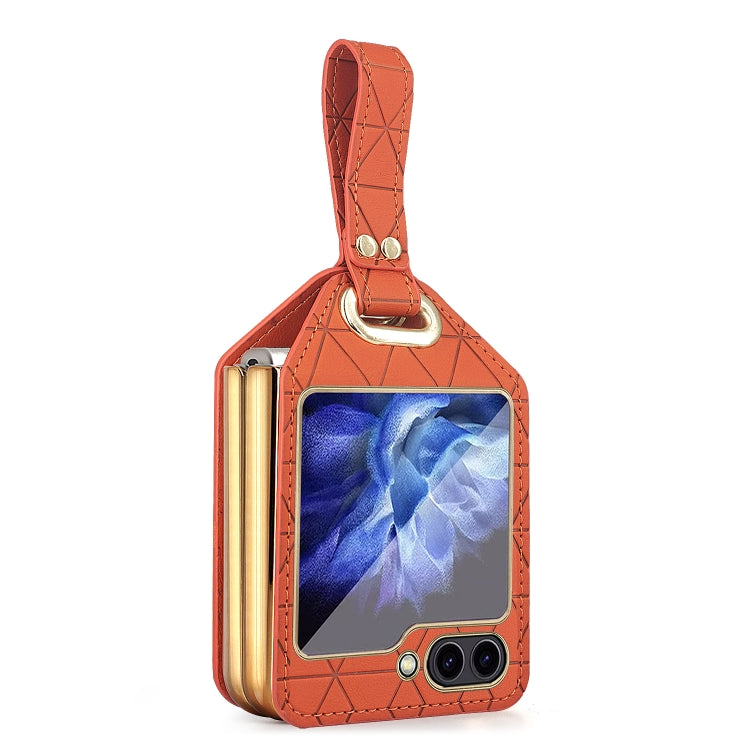 For Samsung Galaxy Z Flip5 Rocky Series Wristband Holder PC Phone Case