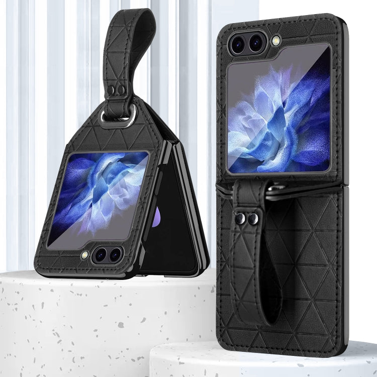 For Samsung Galaxy Z Flip5 Rocky Series Wristband Holder PC Phone Case
