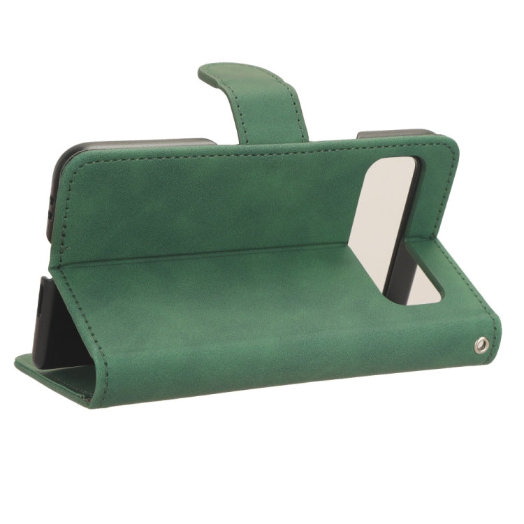 For Google Pixel Fold Skin Feel Magnetic Flip Leather Phone Case