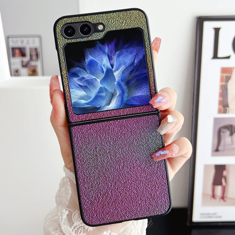 For Samsung Galaxy Z Flip5 Colorful Glitter PC Shockproof Phone Case