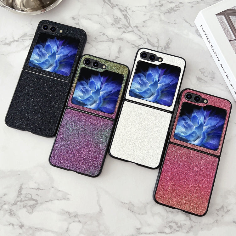 For Samsung Galaxy Z Flip5 Colorful Glitter PC Shockproof Phone Case