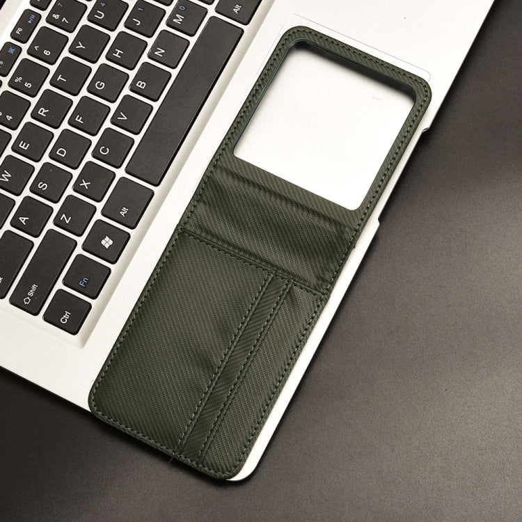 For Motorola Moto Razr 50 Card Slot PU Leather PC Phone Case