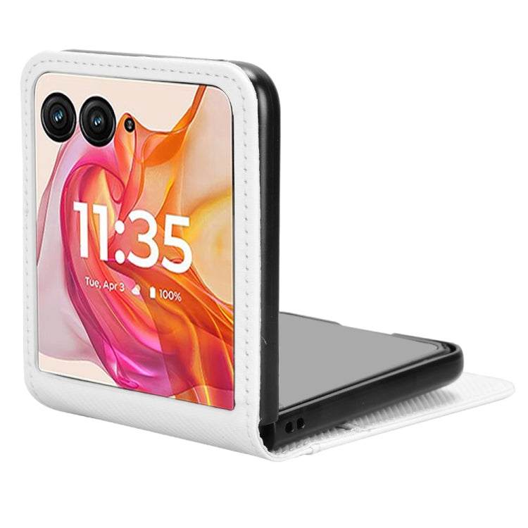 For Motorola Moto Razr 50 Ultra Card Slot PU Leather PC Phone Case