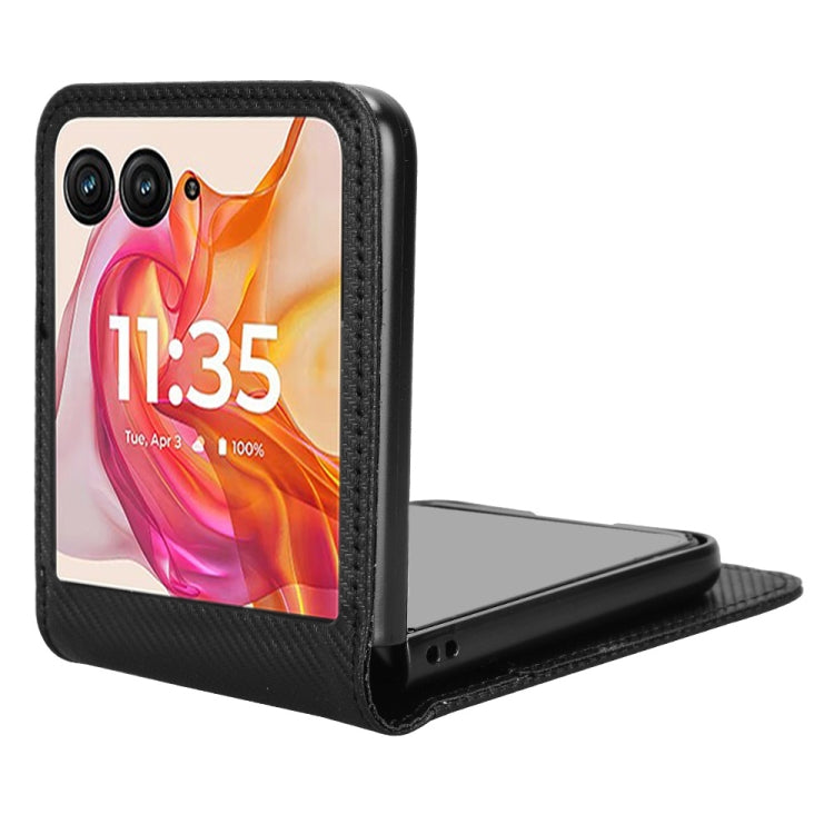 For Motorola Moto Razr 50 Ultra Card Slot PU Leather PC Phone Case