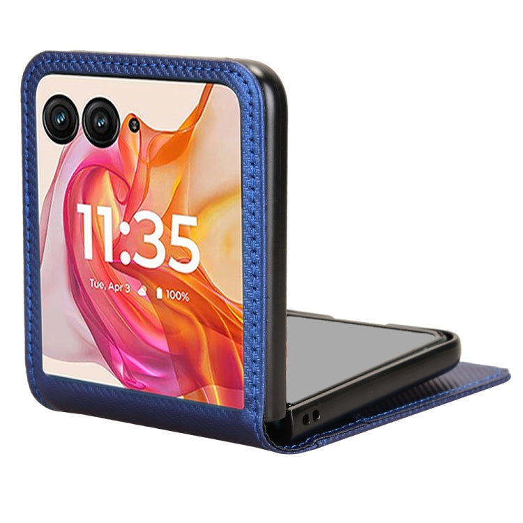 For Motorola Moto Razr 50 Ultra Card Slot PU Leather PC Phone Case