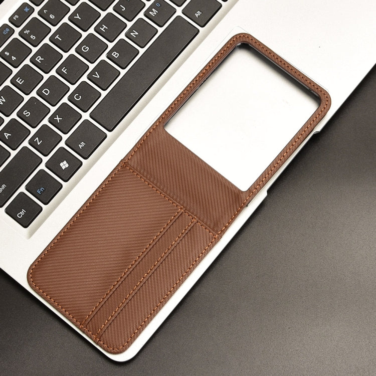 For Motorola Moto Razr 50 Ultra Card Slot PU Leather PC Phone Case
