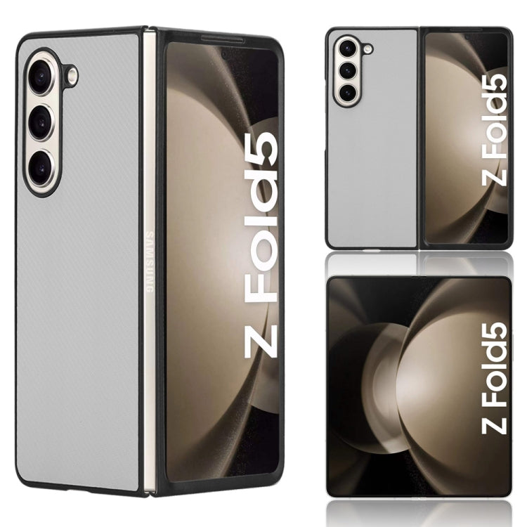 For Samsung Galaxy Z Fold5 PU Leather PC Phone Case