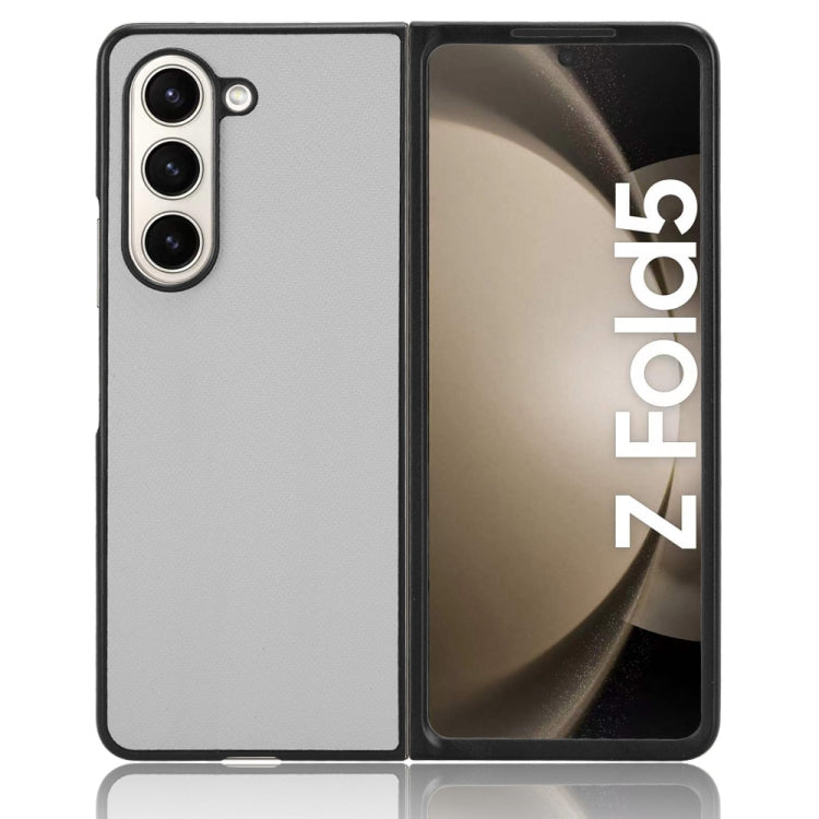 For Samsung Galaxy Z Fold5 PU Leather PC Phone Case