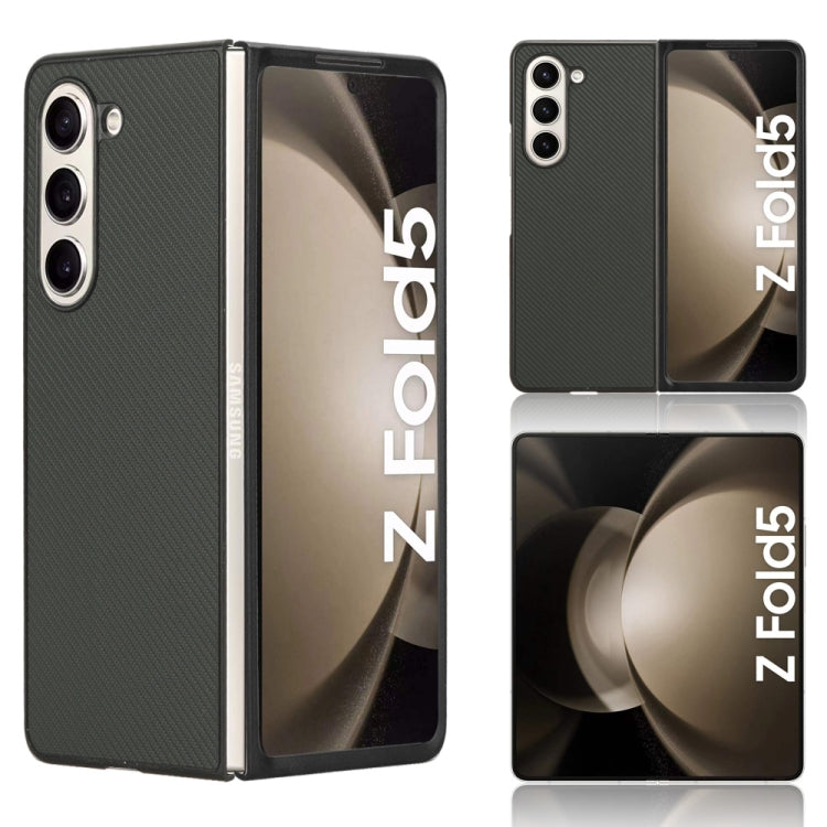 For Samsung Galaxy Z Fold5 PU Leather PC Phone Case