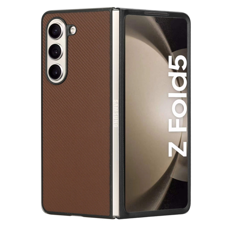For Samsung Galaxy Z Fold5 PU Leather PC Phone Case