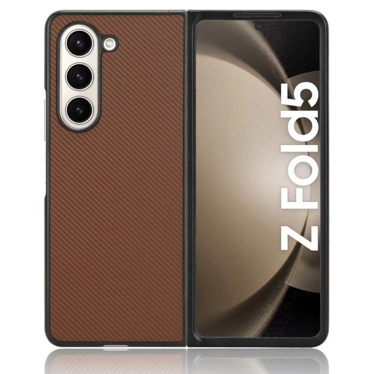 For Samsung Galaxy Z Fold5 PU Leather PC Phone Case