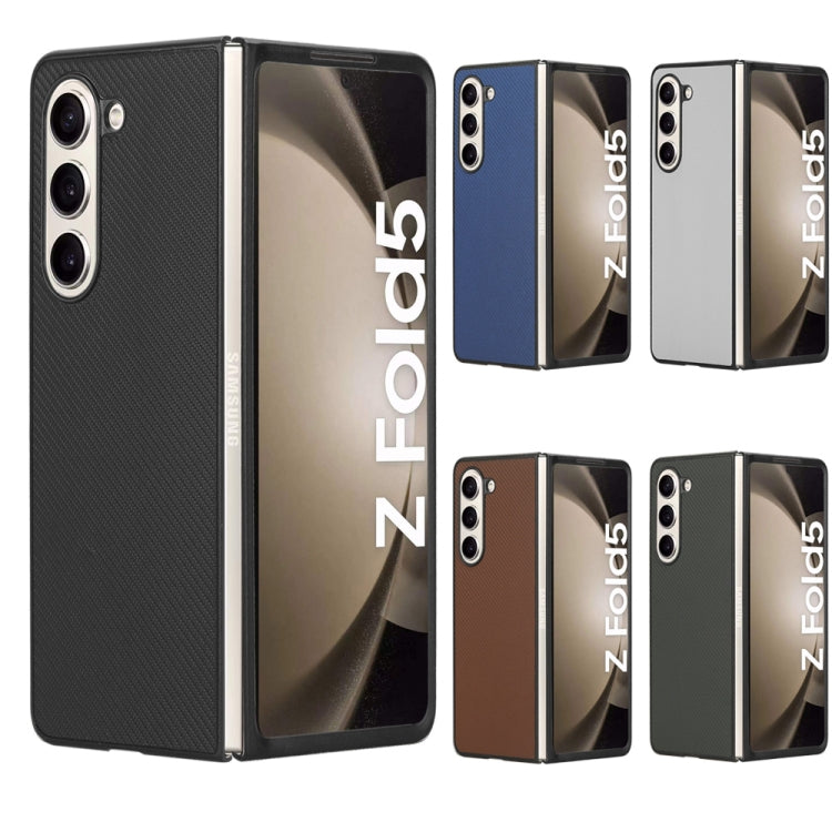 For Samsung Galaxy Z Fold5 PU Leather PC Phone Case
