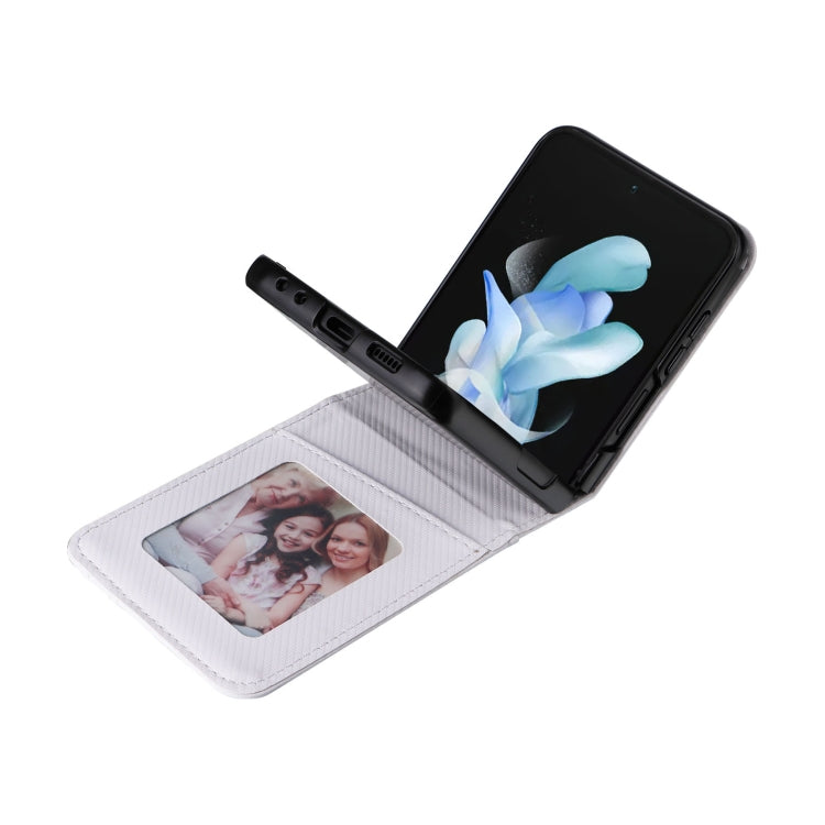 For Samsung Galaxy Z Flip5 Card Slot PU Leather PC Phone Case