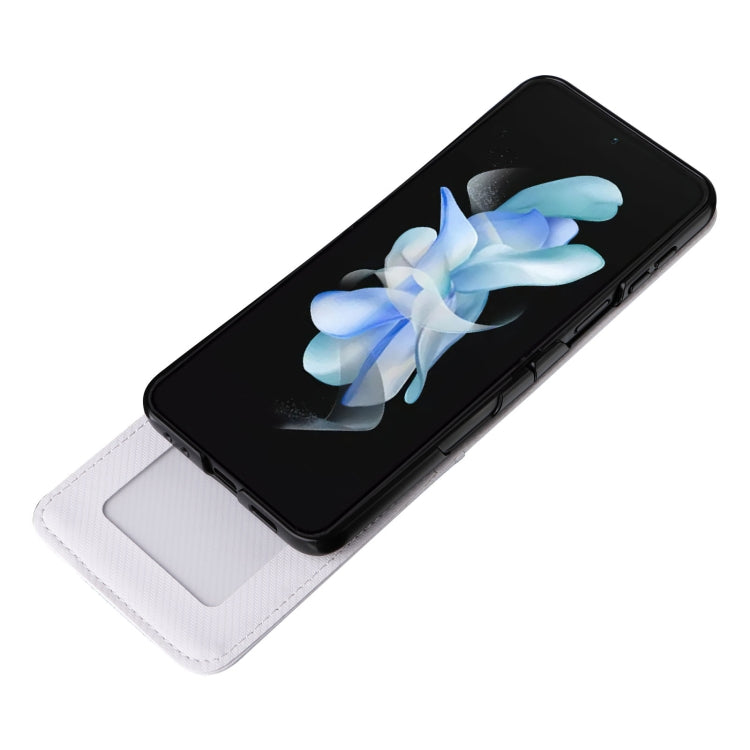 For Samsung Galaxy Z Flip5 Card Slot PU Leather PC Phone Case