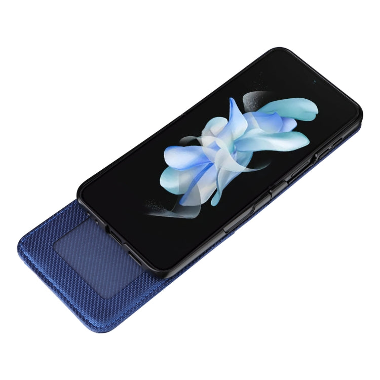 For Samsung Galaxy Z Flip5 Card Slot PU Leather PC Phone Case