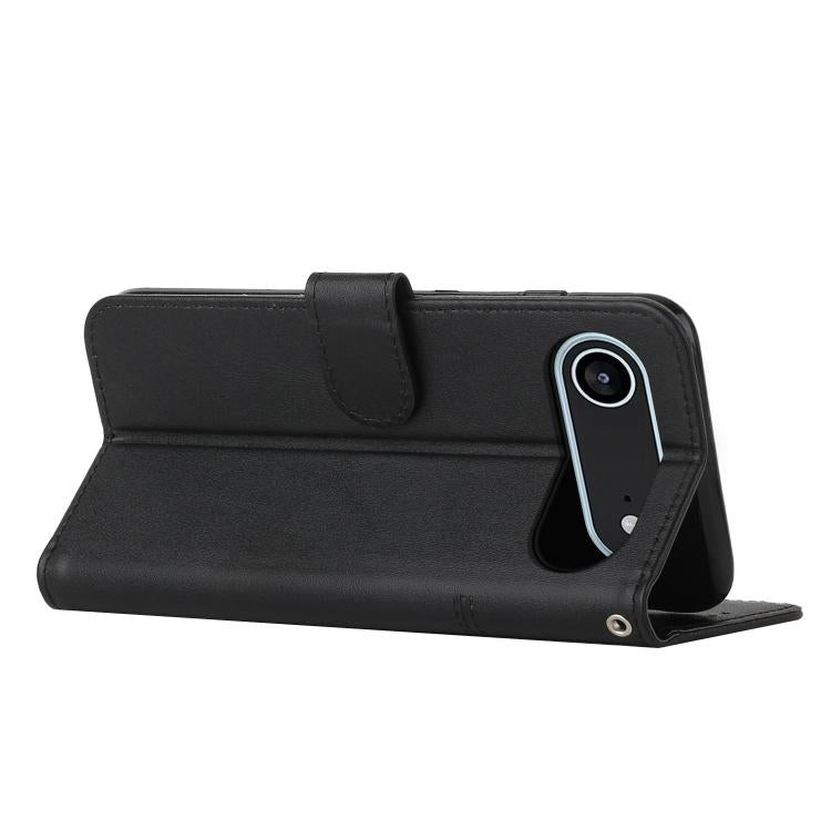 For iPhone Air Stitching Calf Texture Buckle Leather Phone Case
