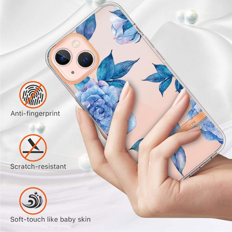 For iPhone 15 Flowers and Plants Series IMD TPU Phone Case