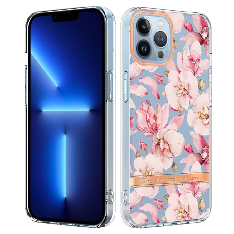 For iPhone 15 Pro Flowers and Plants Series IMD TPU Phone Case