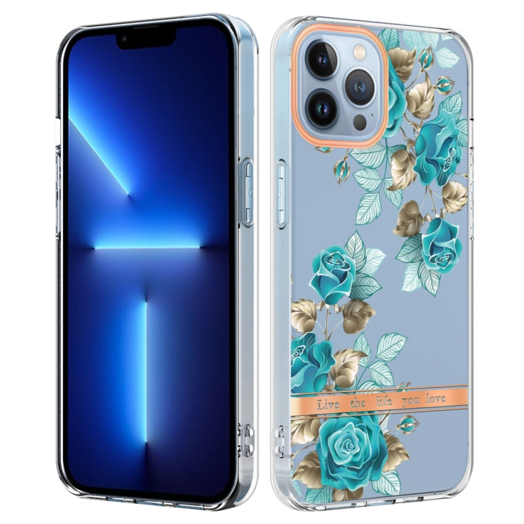 For iPhone 15 Pro Max Flowers and Plants Series IMD TPU Phone Case