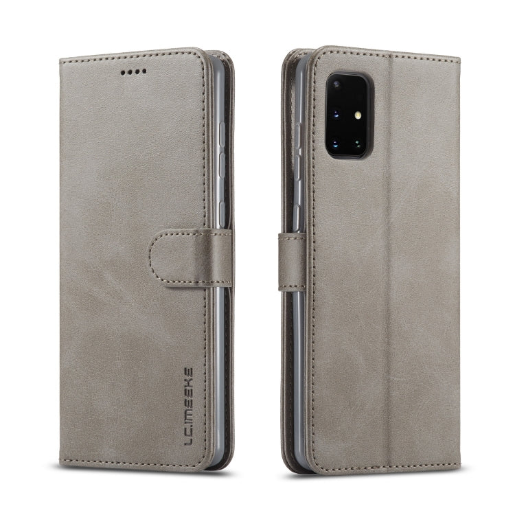 For Samsung Galaxy A51 5G LC.IMEEKE Calf Texture Horizontal Flip Leather Case, with Holder & Card Slots & Wallet & Photo Frame
