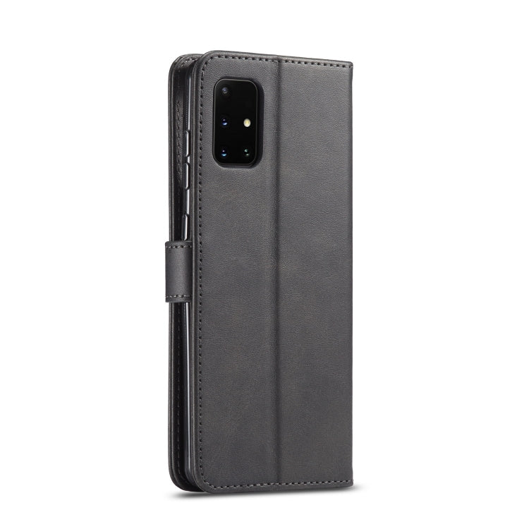 For Samsung Galaxy A71 5G LC.IMEEKE Calf Texture Horizontal Flip Leather Case, with Holder & Card Slots & Wallet & Photo Frame