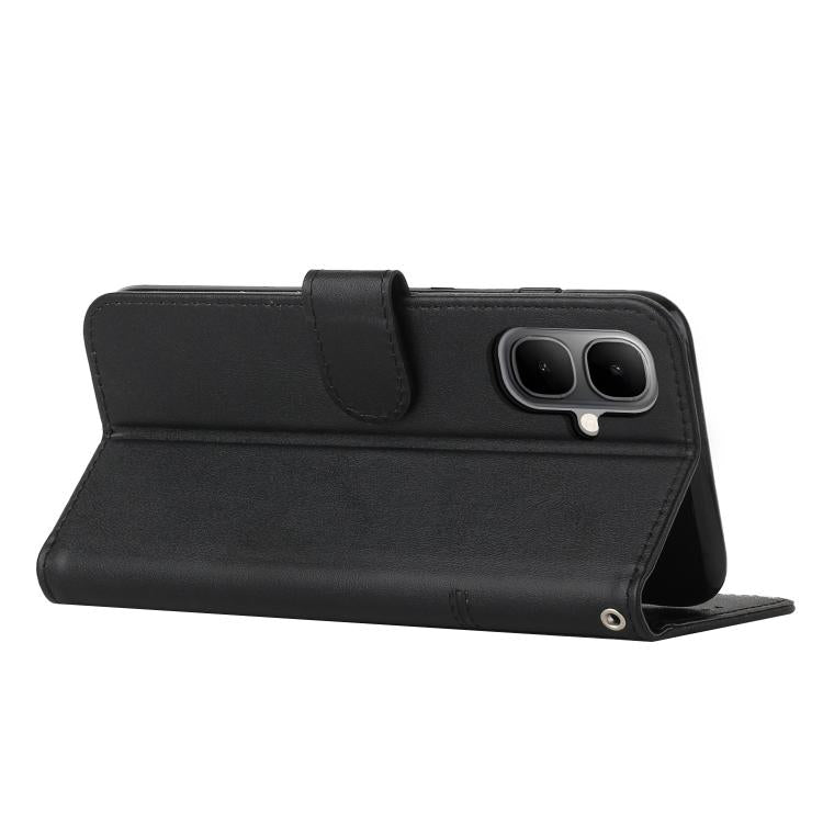 For Infinix Smart 10 4G Stitching Calf Texture Buckle Leather Phone Case