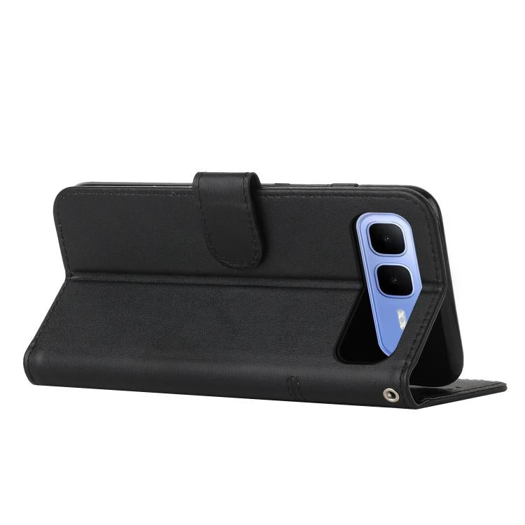 For Infinix Smart 10 Plus 4G Stitching Calf Texture Buckle Leather Phone Case