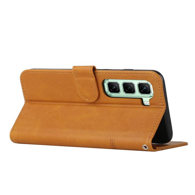 For Infinix Hot 70 5G Stitching Calf Texture Buckle Leather Phone Case