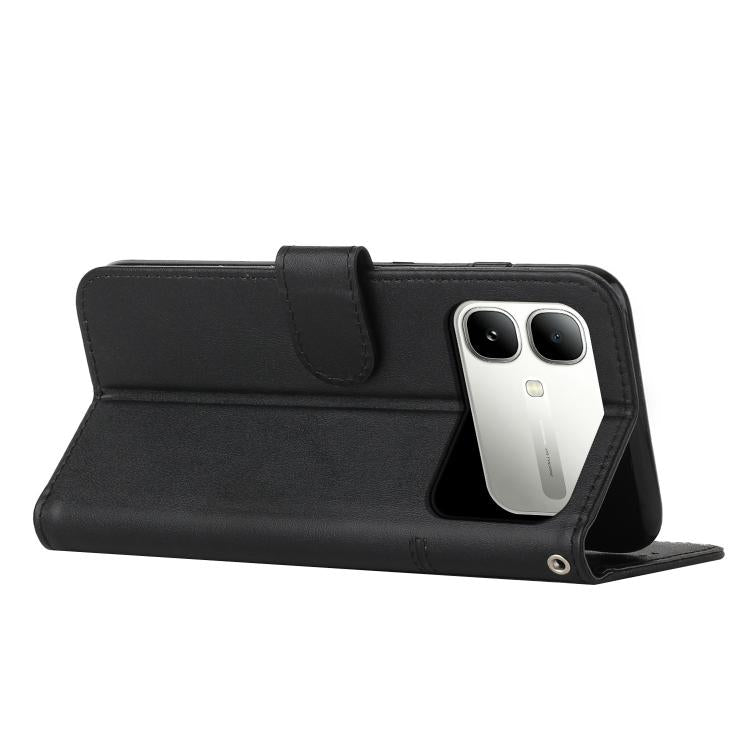 For Infinix Smart 20 4G Stitching Calf Texture Buckle Leather Phone Case