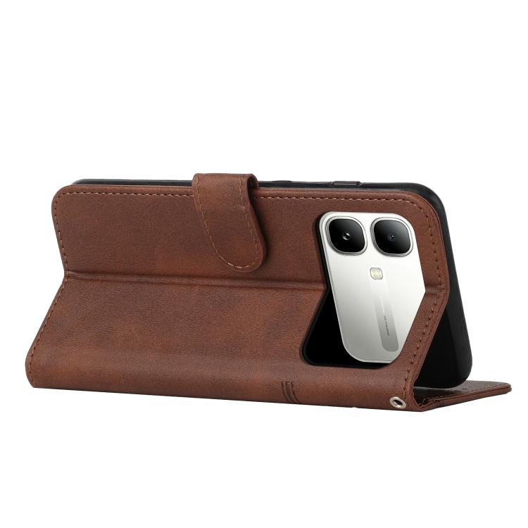 For Infinix Smart 20 4G Stitching Calf Texture Buckle Leather Phone Case