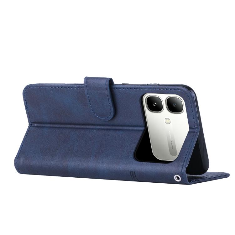 For Infinix Smart 20 4G Stitching Calf Texture Buckle Leather Phone Case