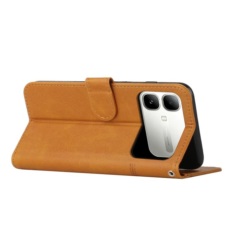 For Infinix Smart 20 4G Stitching Calf Texture Buckle Leather Phone Case