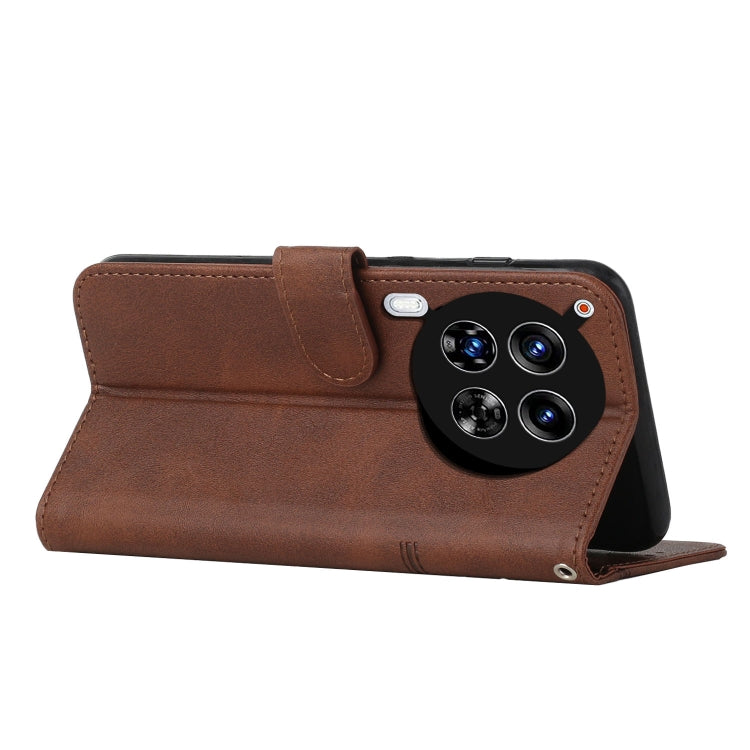 For Tecno Camon 30 4G / 5G Stitching Calf Texture Buckle Leather Phone Case