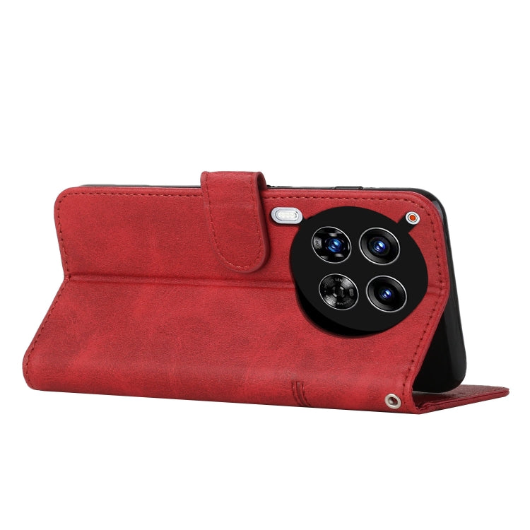 For Tecno Camon 30 4G / 5G Stitching Calf Texture Buckle Leather Phone Case