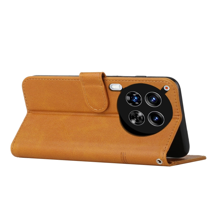 For Tecno Camon 30 4G / 5G Stitching Calf Texture Buckle Leather Phone Case