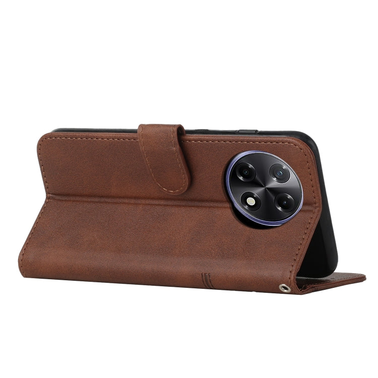 For Tecno Camon 30S Stitching Calf Texture Buckle Leather Phone Case