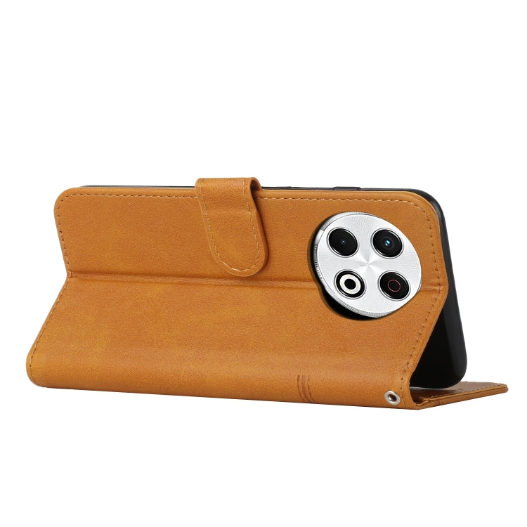 For Tecno Spark 30 Pro Stitching Calf Texture Buckle Leather Phone Case