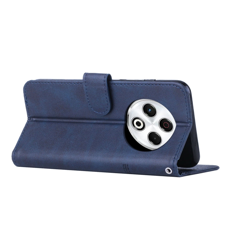 For Tecno Spark 30 4G Stitching Calf Texture Buckle Leather Phone Case