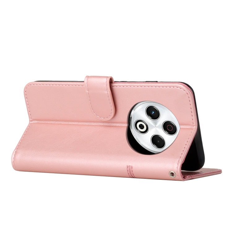 For Tecno Spark 30 4G Stitching Calf Texture Buckle Leather Phone Case