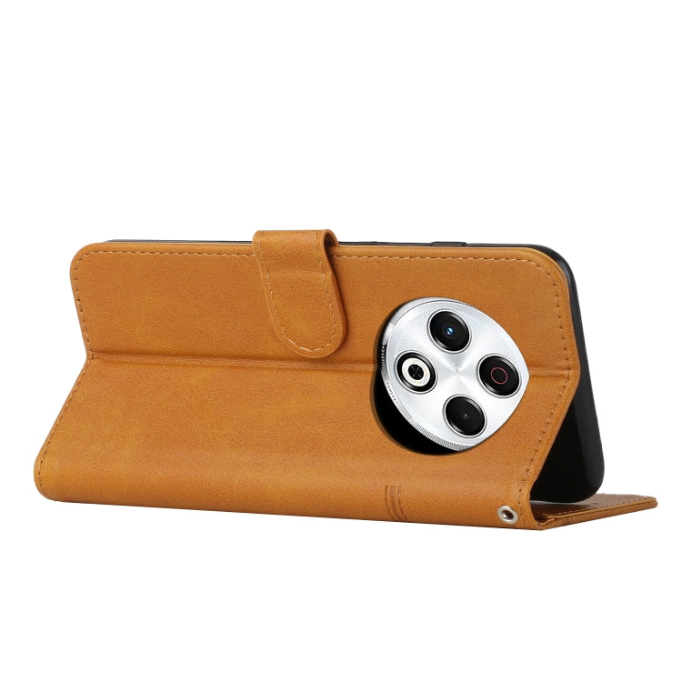 For Tecno Spark 30 4G Stitching Calf Texture Buckle Leather Phone Case