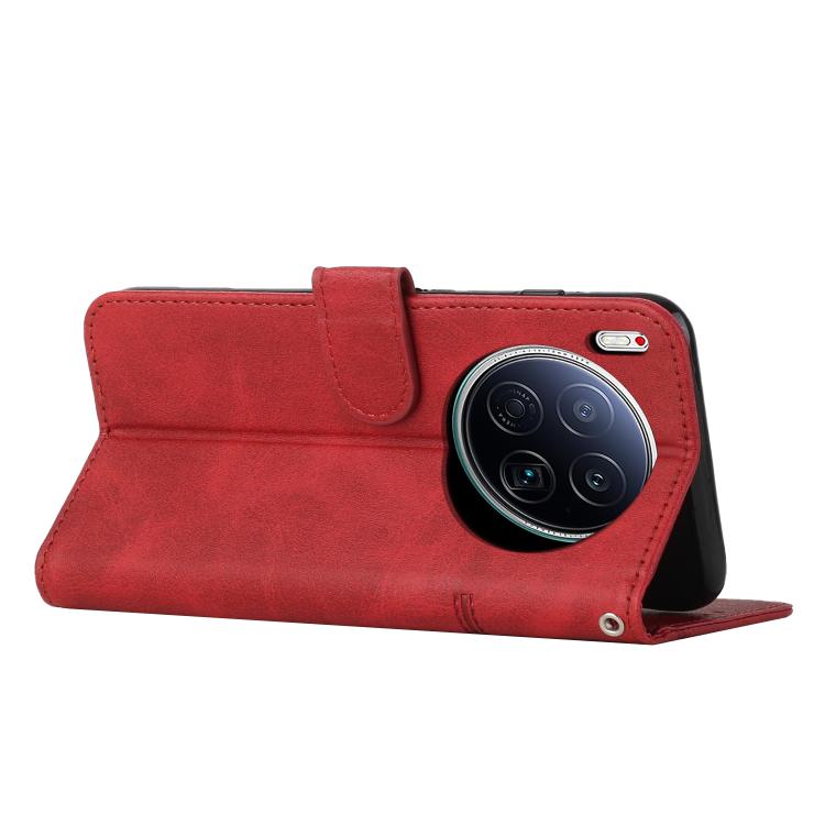For Tecno Camon 40 Premier Stitching Calf Texture Buckle Leather Phone Case