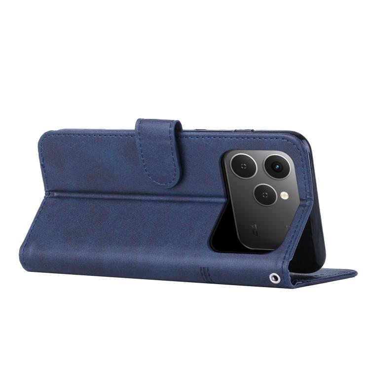 For Tecno Spark 40 4G Stitching Calf Texture Buckle Leather Phone Case