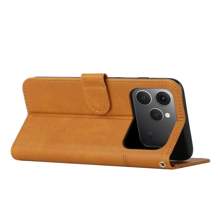 For Tecno Spark 40 4G Stitching Calf Texture Buckle Leather Phone Case