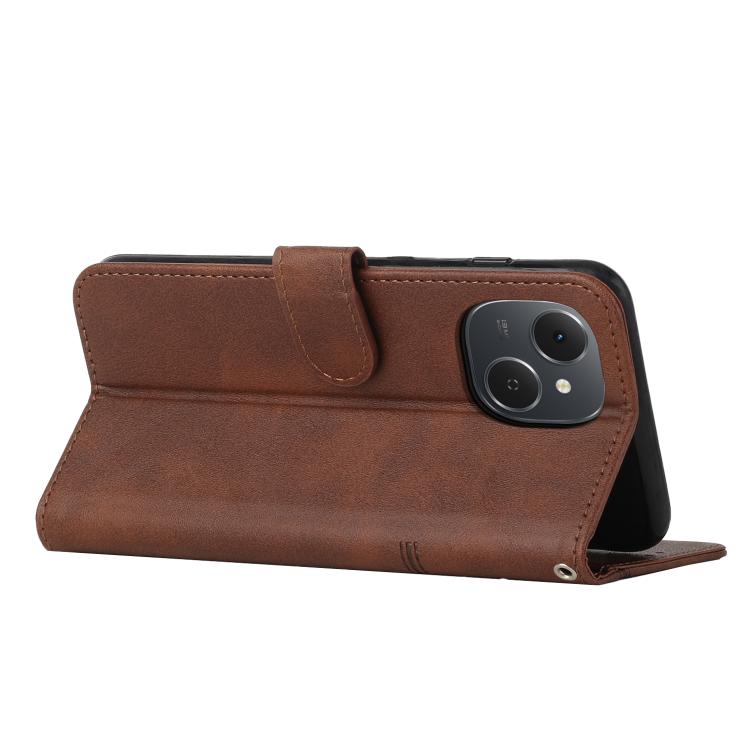 For Tecno Spark 40C Stitching Calf Texture Buckle Leather Phone Case