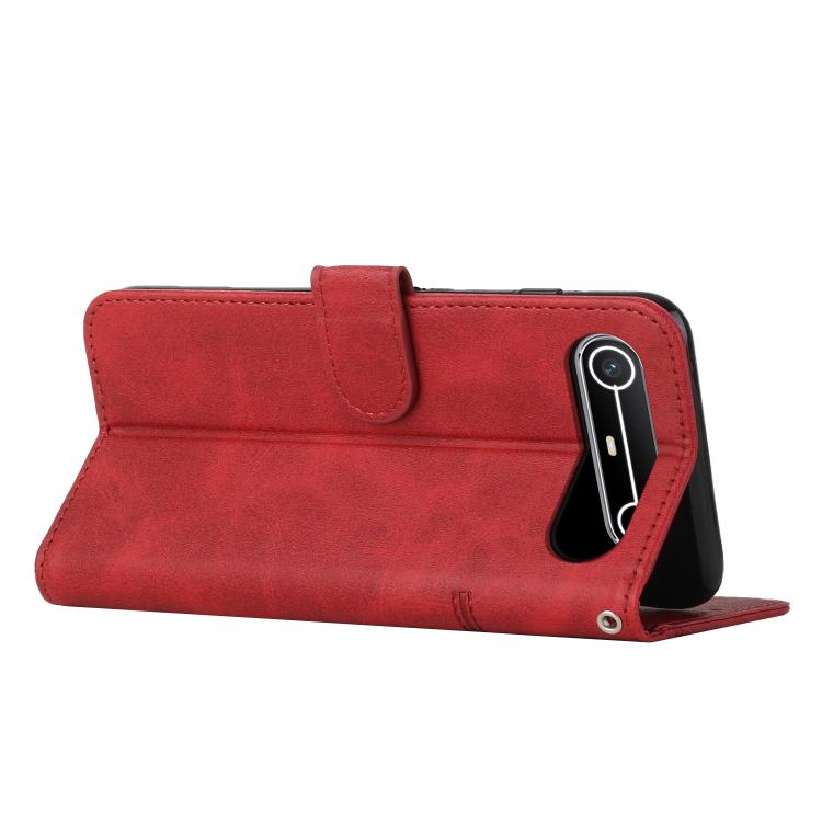 For Tenco Spark Slim 5G Stitching Calf Texture Buckle Leather Phone Case