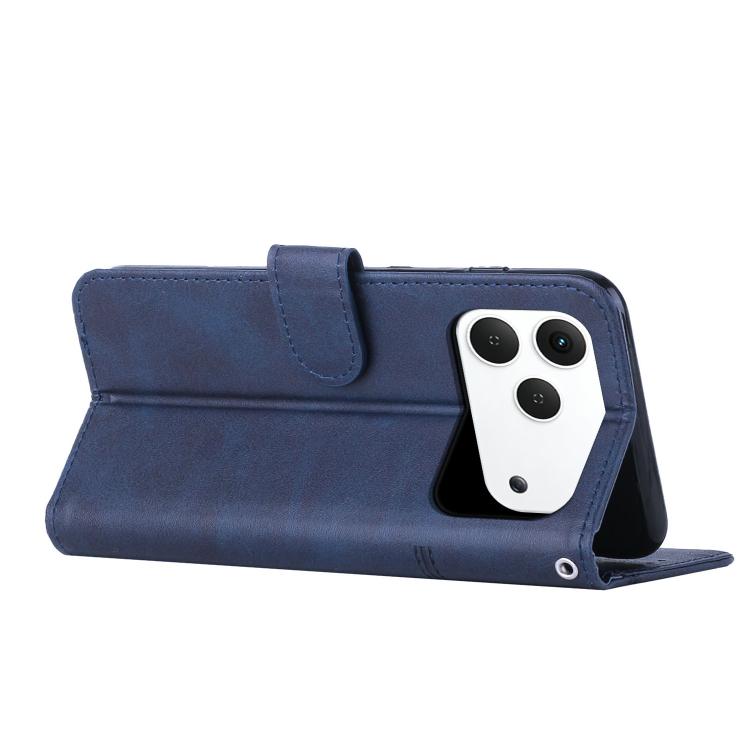 For Tecno Spark 50 4G Stitching Calf Texture Buckle Leather Phone Case