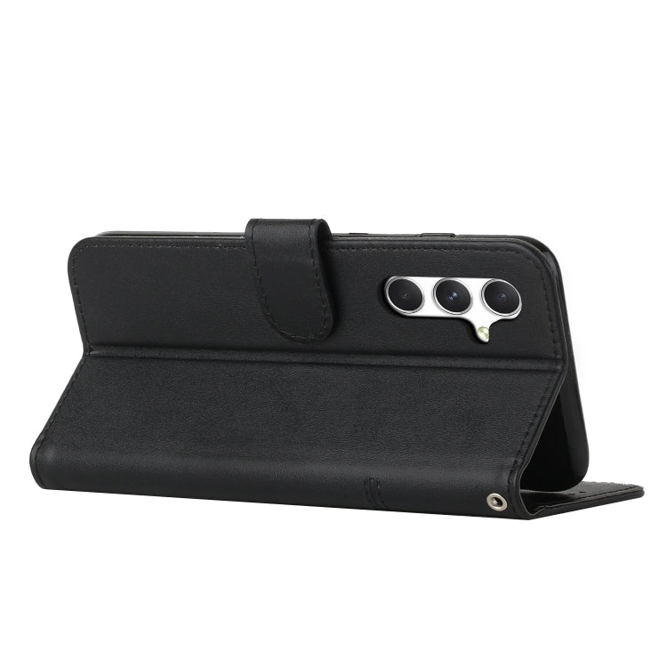 For Samsung Galaxy A56 5G Stitching Calf Texture Buckle Leather Phone Case