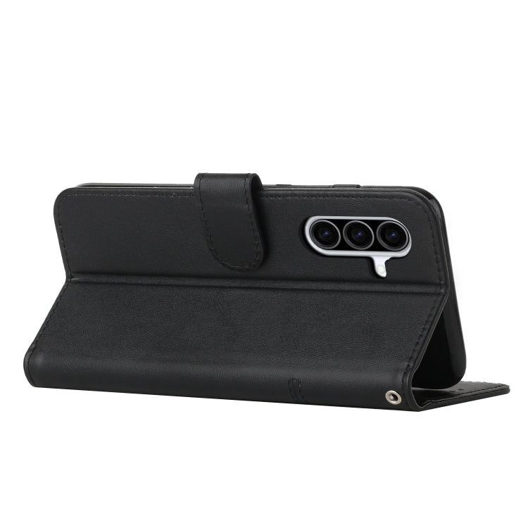 For Samsung Galaxy A36 5G Stitching Calf Texture Buckle Leather Phone Case