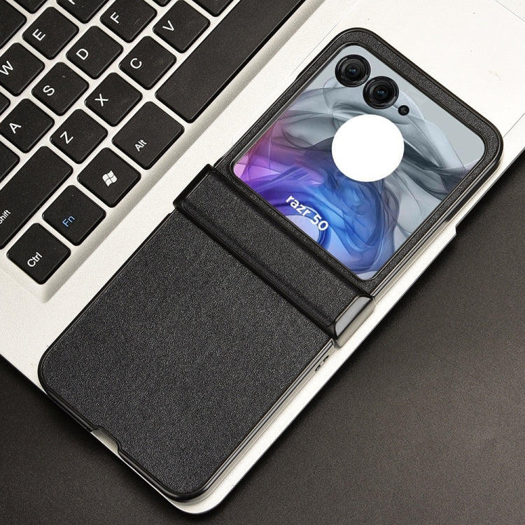 For Motorola Razr 50 Sandskin Texture Phone Case
